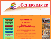 Tablet Screenshot of buecherzimmer-aschaffenburg.de